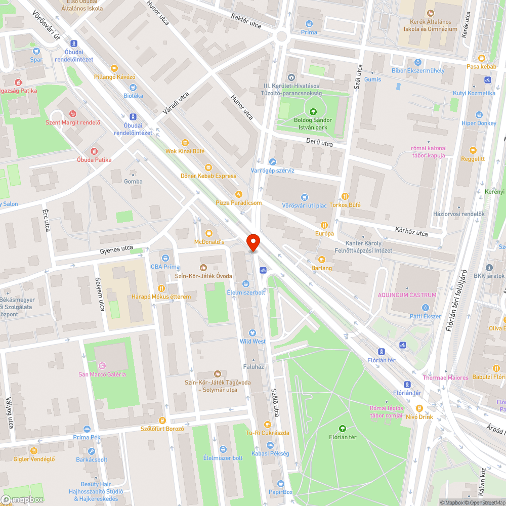 Elmaradt aszfaltozás bejelentés helye