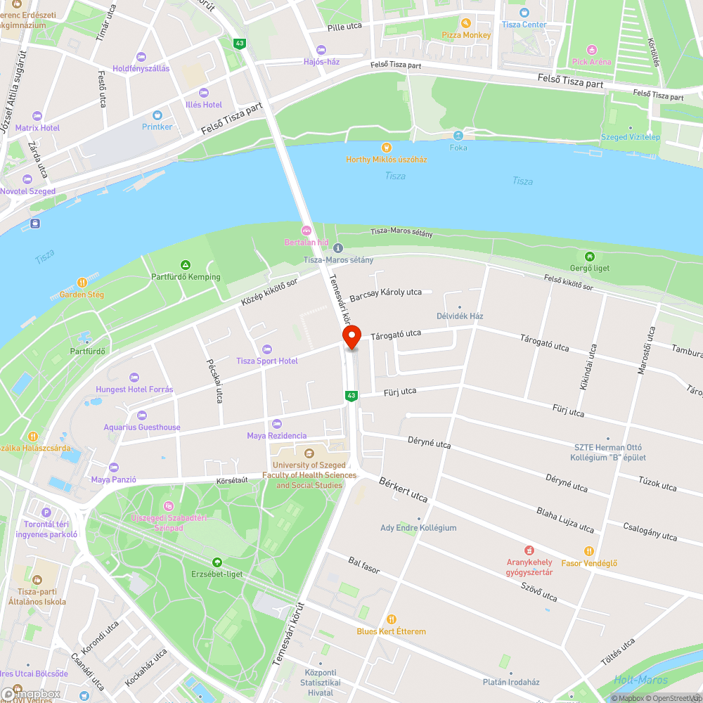 Eldugult csatornalefolyó bejelentés helye