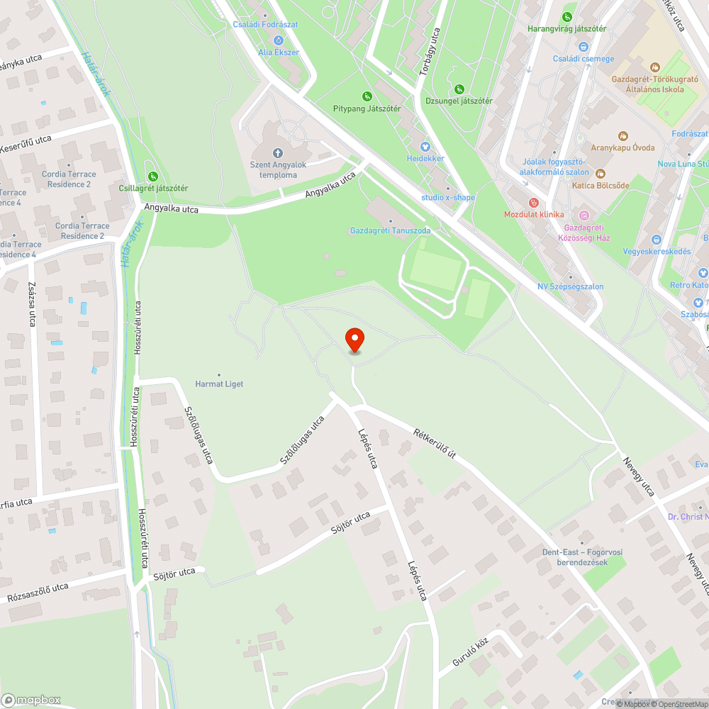 Szemét zöldterületen bejelentés helye