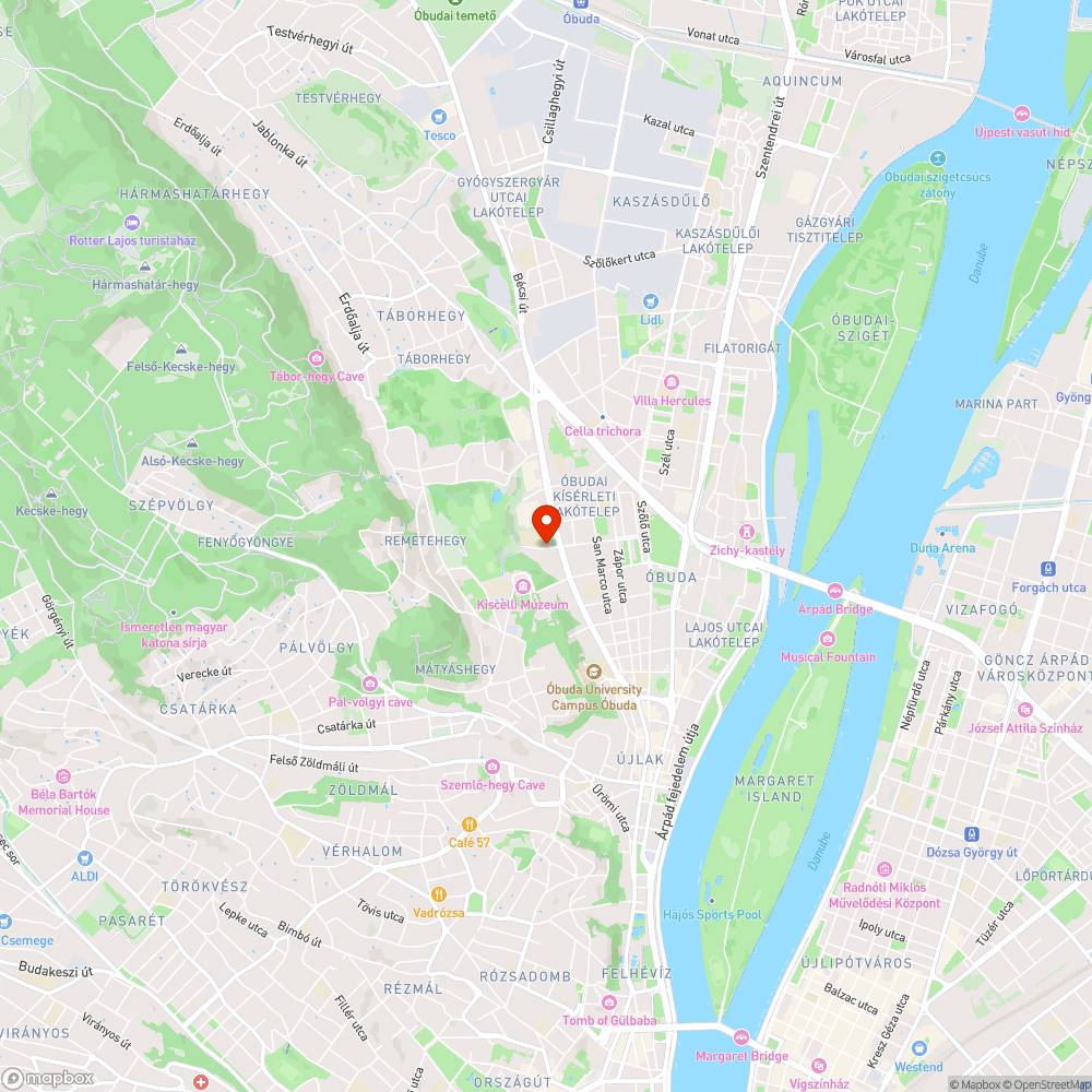 Nagy szintkülönbség a Margit kórház parkolójában bejelentés helye