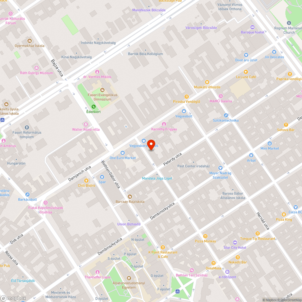 Nefelejcs utca bejelentés helye