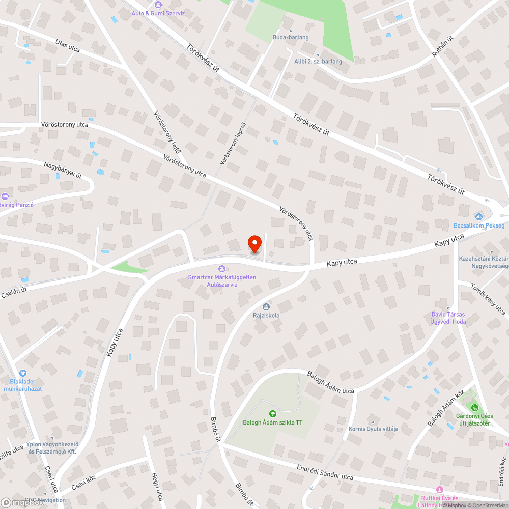 Elhagyott autó bejelentés helye