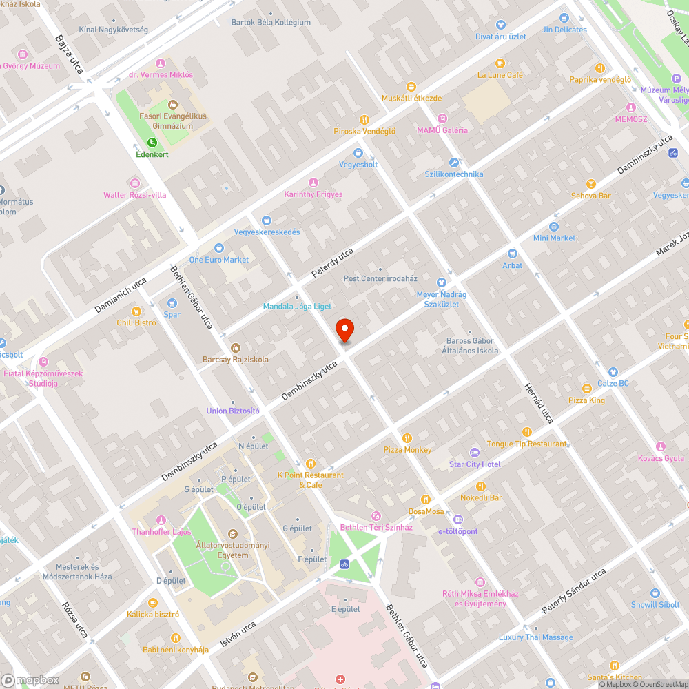 Dembinszky - Nefelejcs járda bejelentés helye