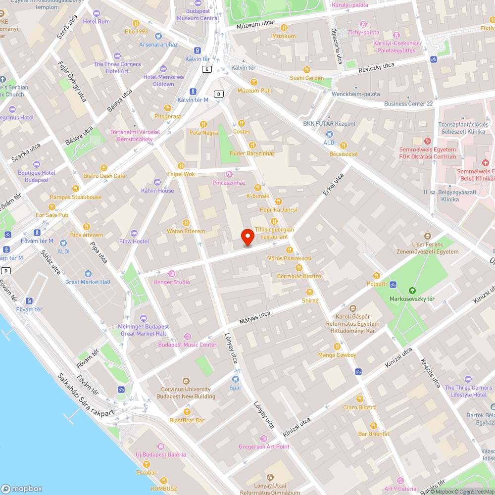 A 1092 Erkel u. 14 előtt évek óta fel van bontva az úttest bejelentés helye