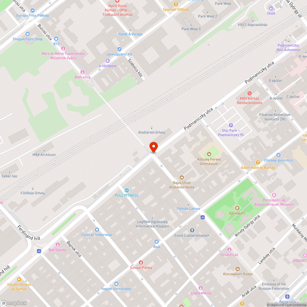 Megállni Tilos bejelentés helye