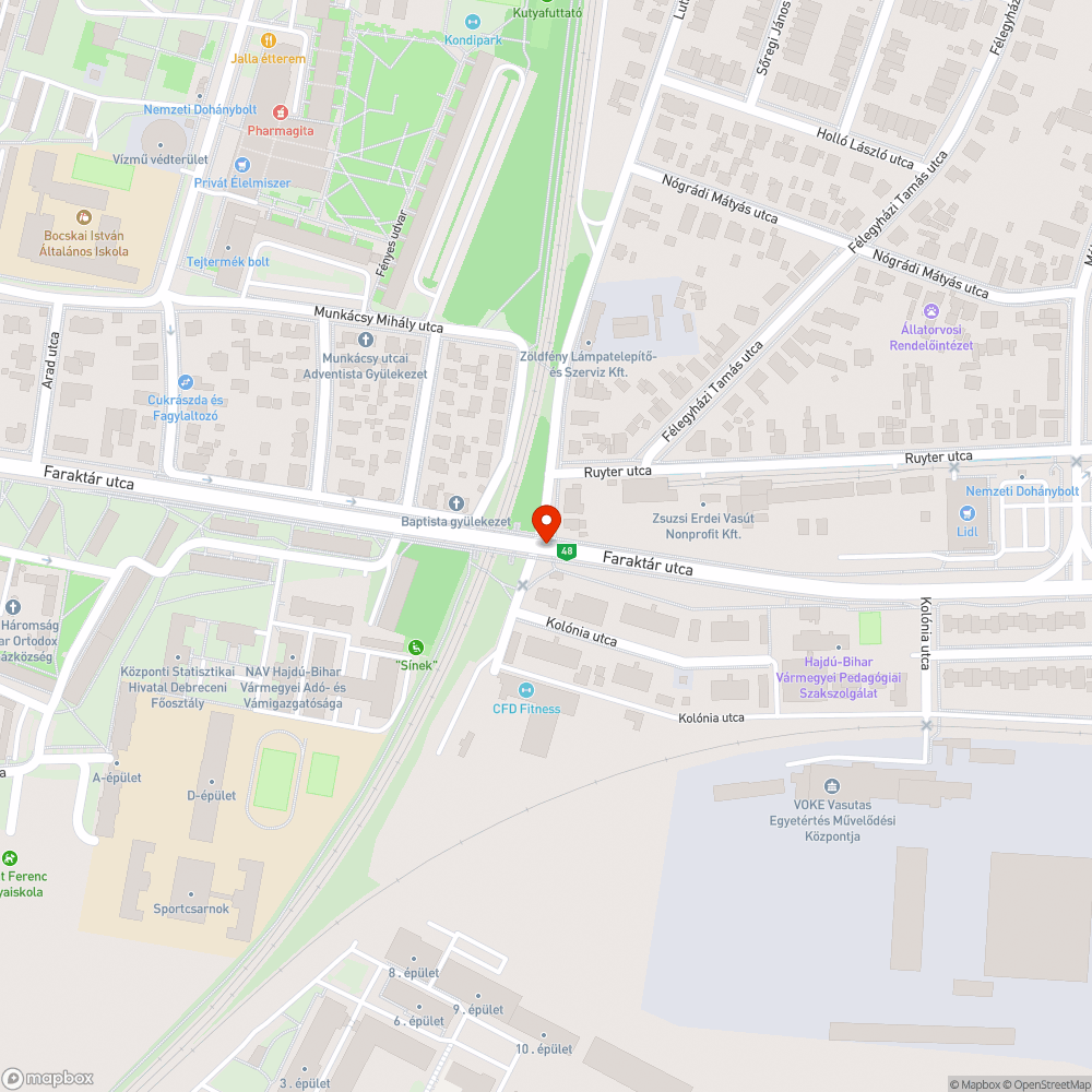 Balesetveszélyes lépcső bejelentés helye