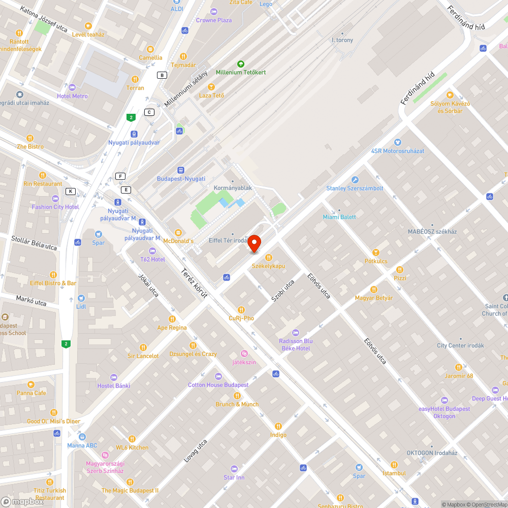 Hiányzó fa bejelentés helye