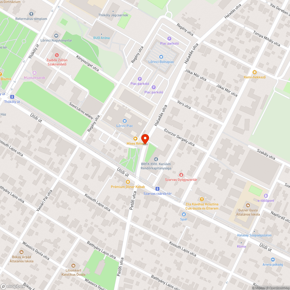 Besüllyedt az út bejelentés helye