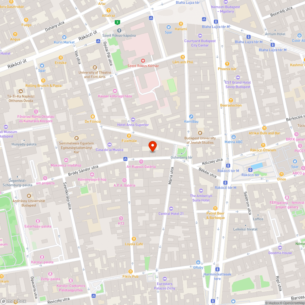 Felbontott járda bejelentés helye