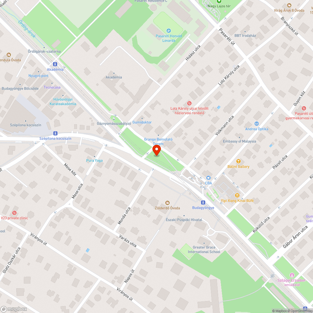 Bedőlő tábla bejelentés helye