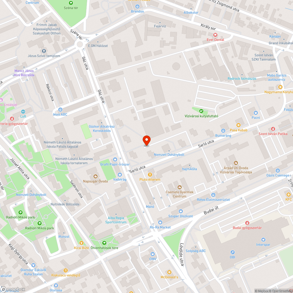 sarlo 2 mogotti parkolo vilagitas bejelentés helye