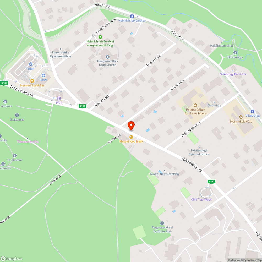 Kivilágítatlan zebra bejelentés helye