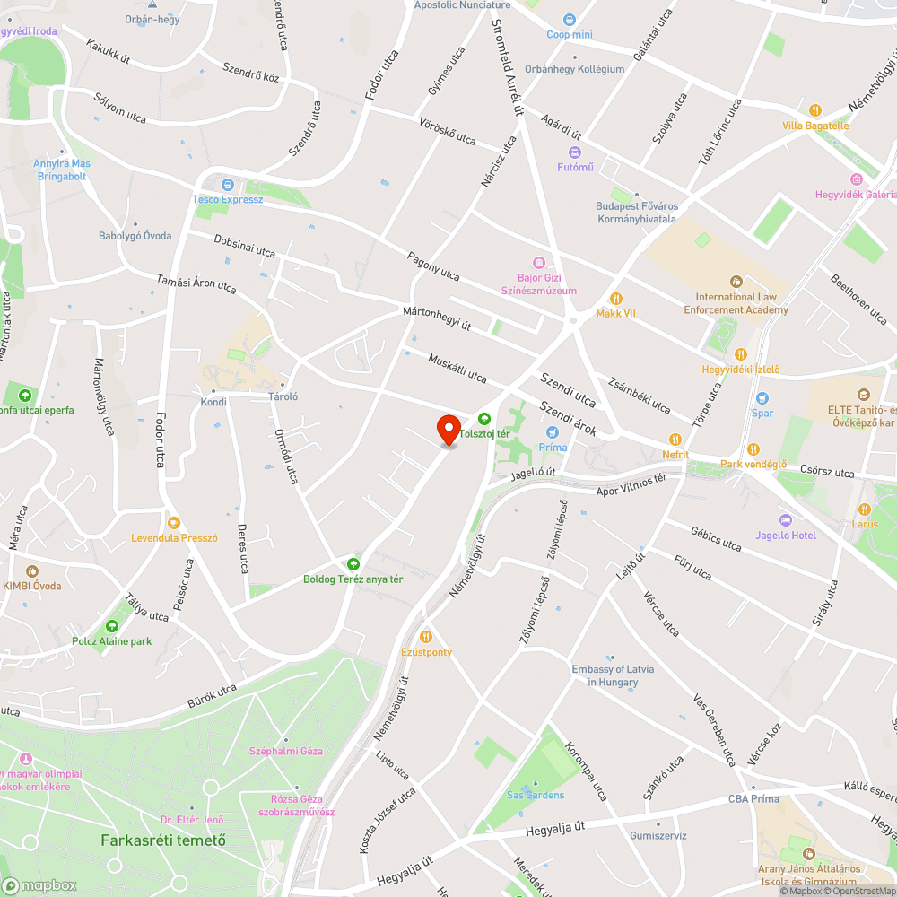 Gáz elzáró szerelvény bejelentés helye