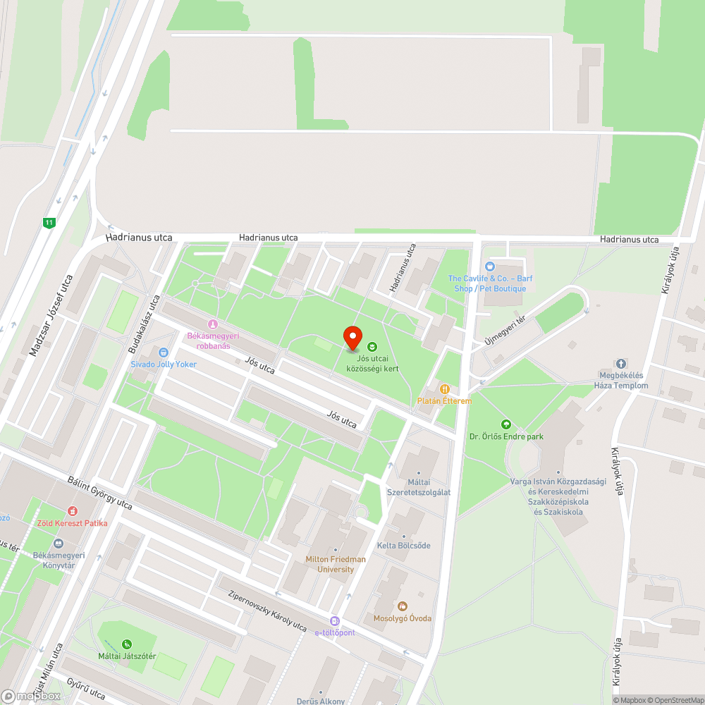 Hatalmas gödör bejelentés helye