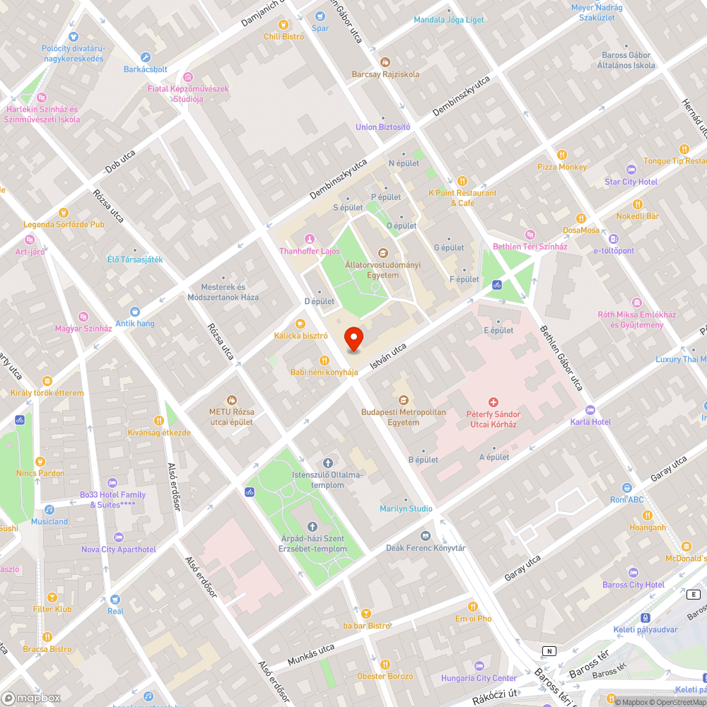 Olvashatatlan utcatábla bejelentés helye