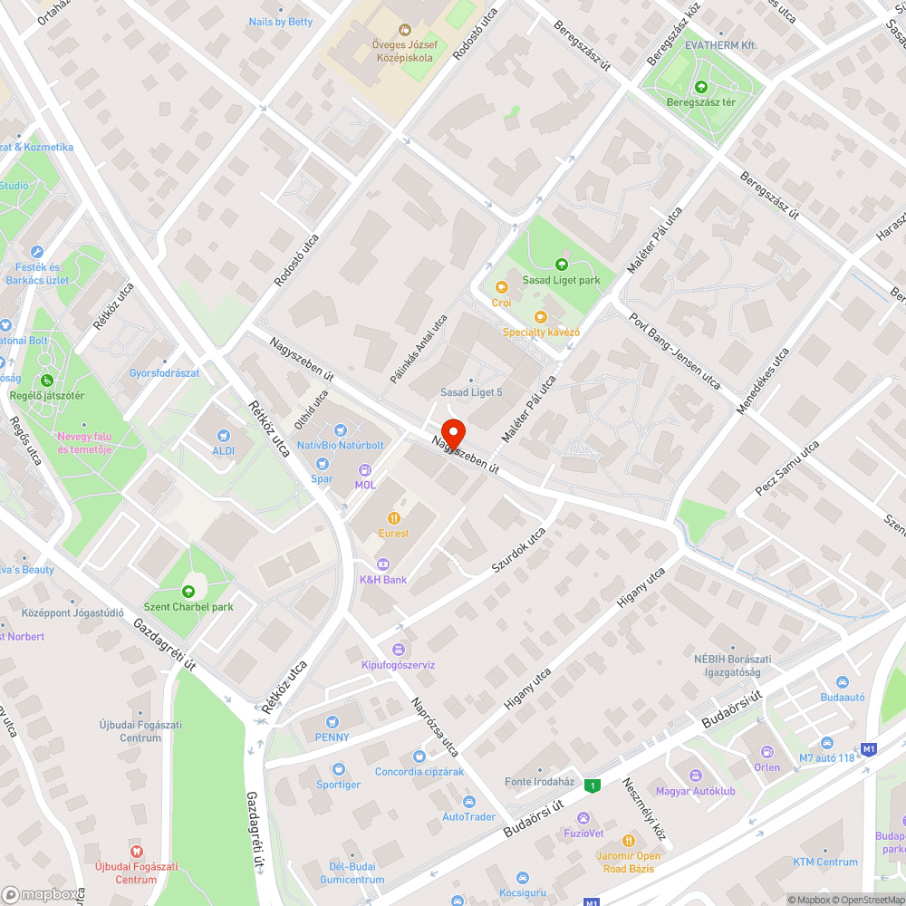 Járhatatlan járda a Nagyszeben út 24. előtt bejelentés helye