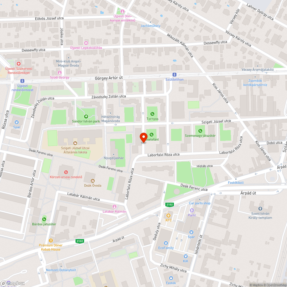 Lejárt műszaki, forgalomból ideiglenesen kivonva bejelentés helye