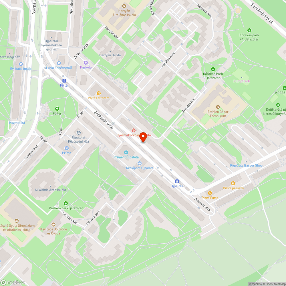 Elhagyott Punto bejelentés helye