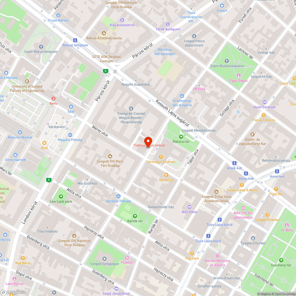 Megsüllyedt járda a Török utcában bejelentés helye