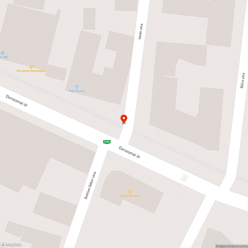 Hibás aknafedél a Dorozsmai úton bejelentés helye