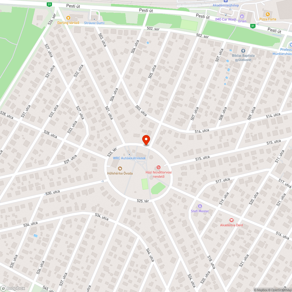 Szétvert pad bejelentés helye