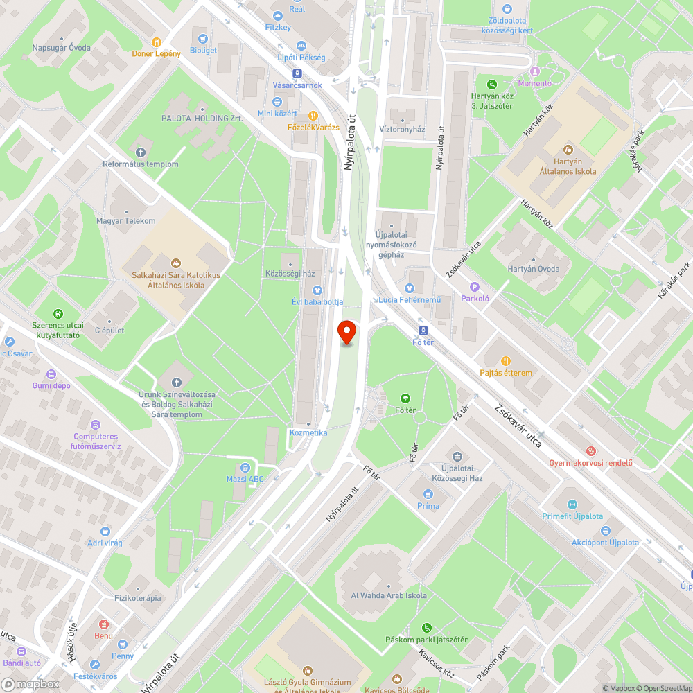 Elhagyott Ford bejelentés helye