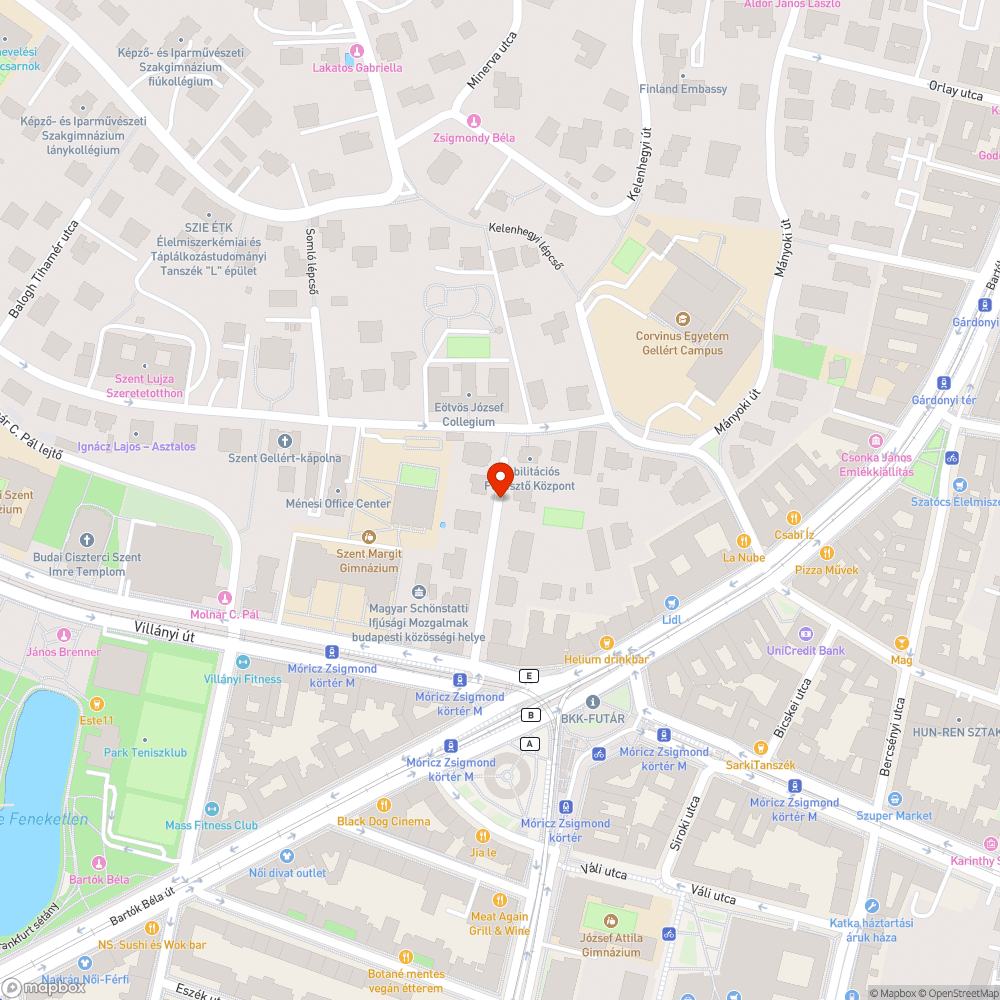 Balesetveszélyes járdaszakasz a Himfy utca 4. sz. előtt bejelentés helye