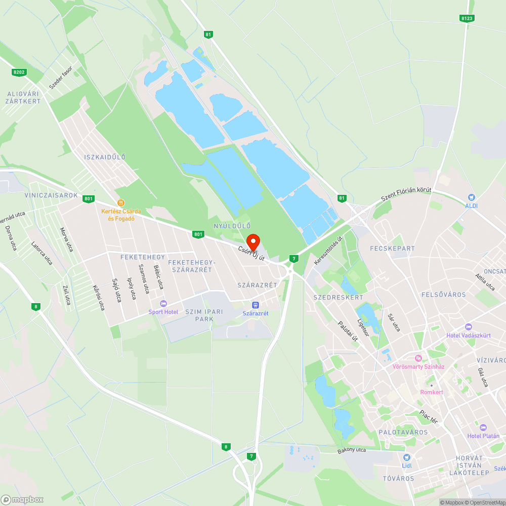 kerékpárútra veszélyesen befordult táblaoszlop tartó beton bejelentés helye