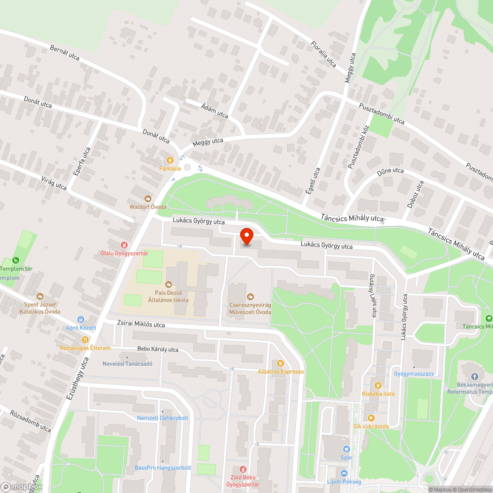 Megmaradt fatörzs bejelentés helye