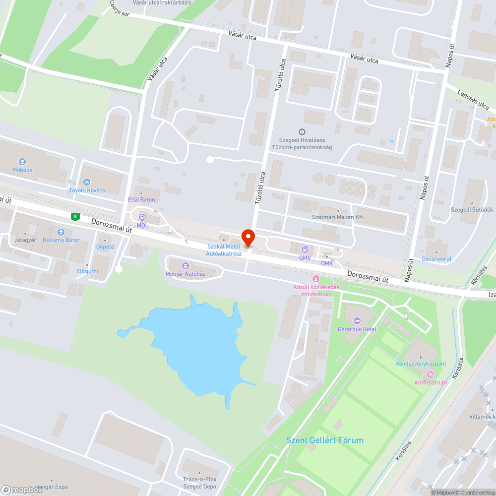 Elkopott útburkolati jel és hiányzó gyalogos átkelőhelyet (zebra) jelölő tábla bejelentés helye