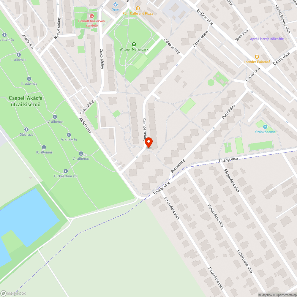 Hátrahagyott építési törmelék bejelentés helye