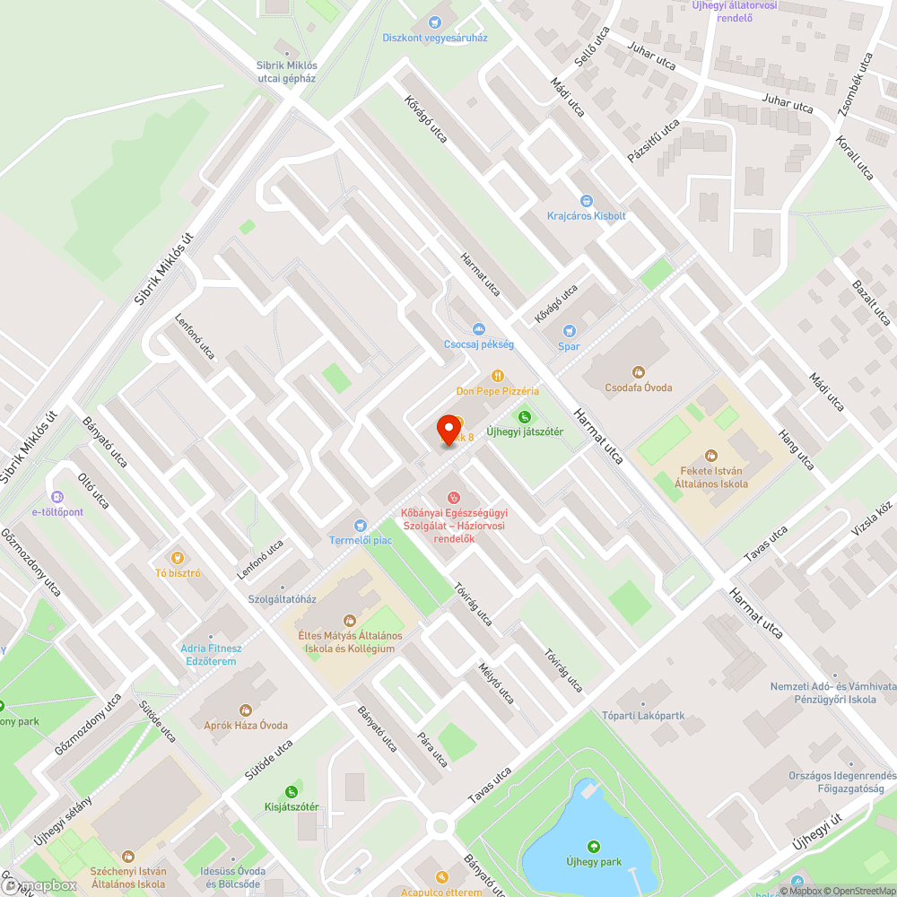 Kilazult  csavarok bejelentés helye