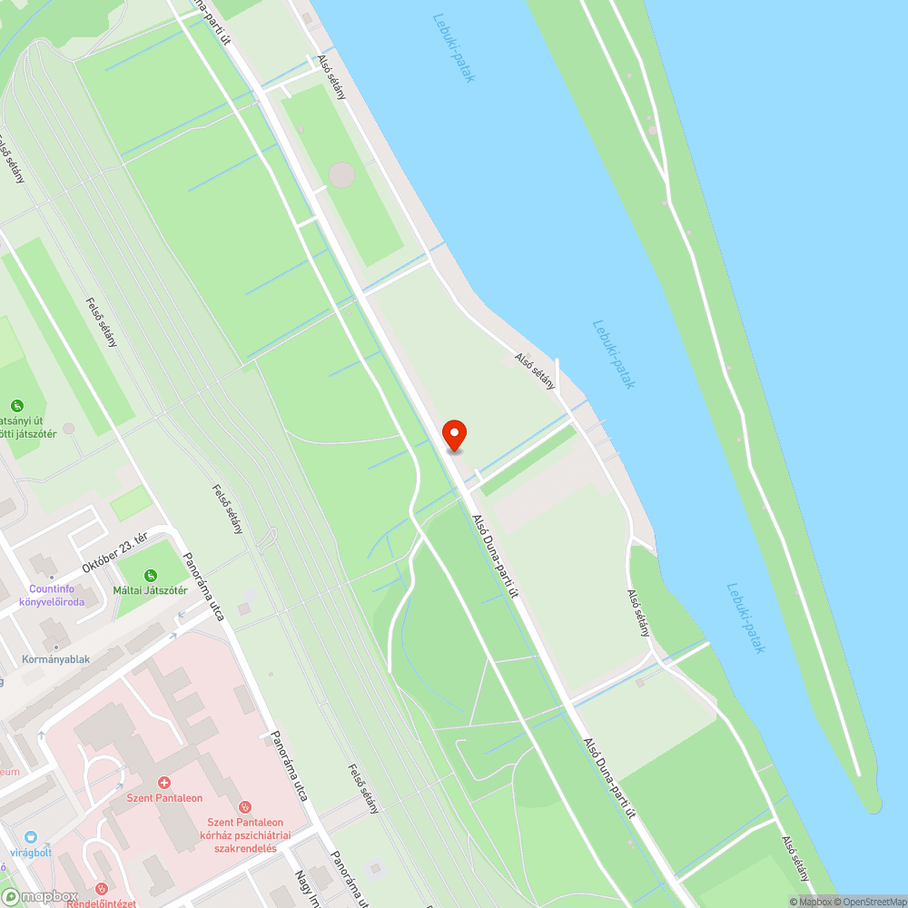 nyitott oszlopajtó bejelentés helye