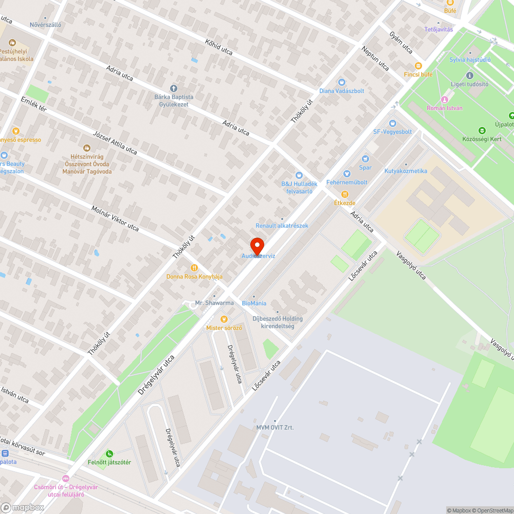 Elhagyott Fiat bejelentés helye