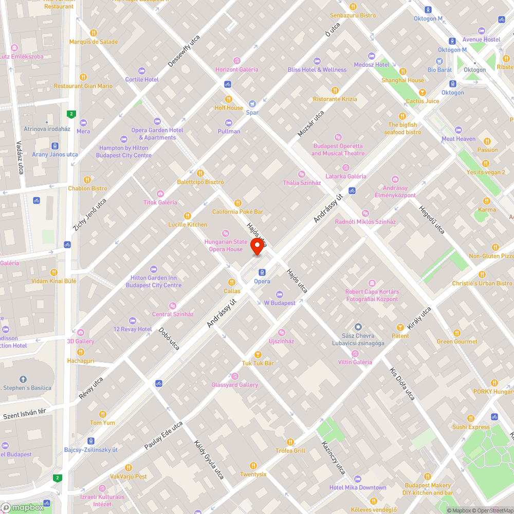 A kerékpár sávba támadó busz parkolt bejelentés helye