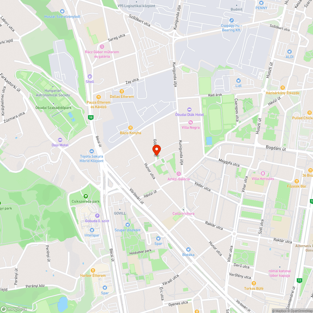 Nagyméretű zökdhulladék, III. ker. Góbé u. bejelentés helye