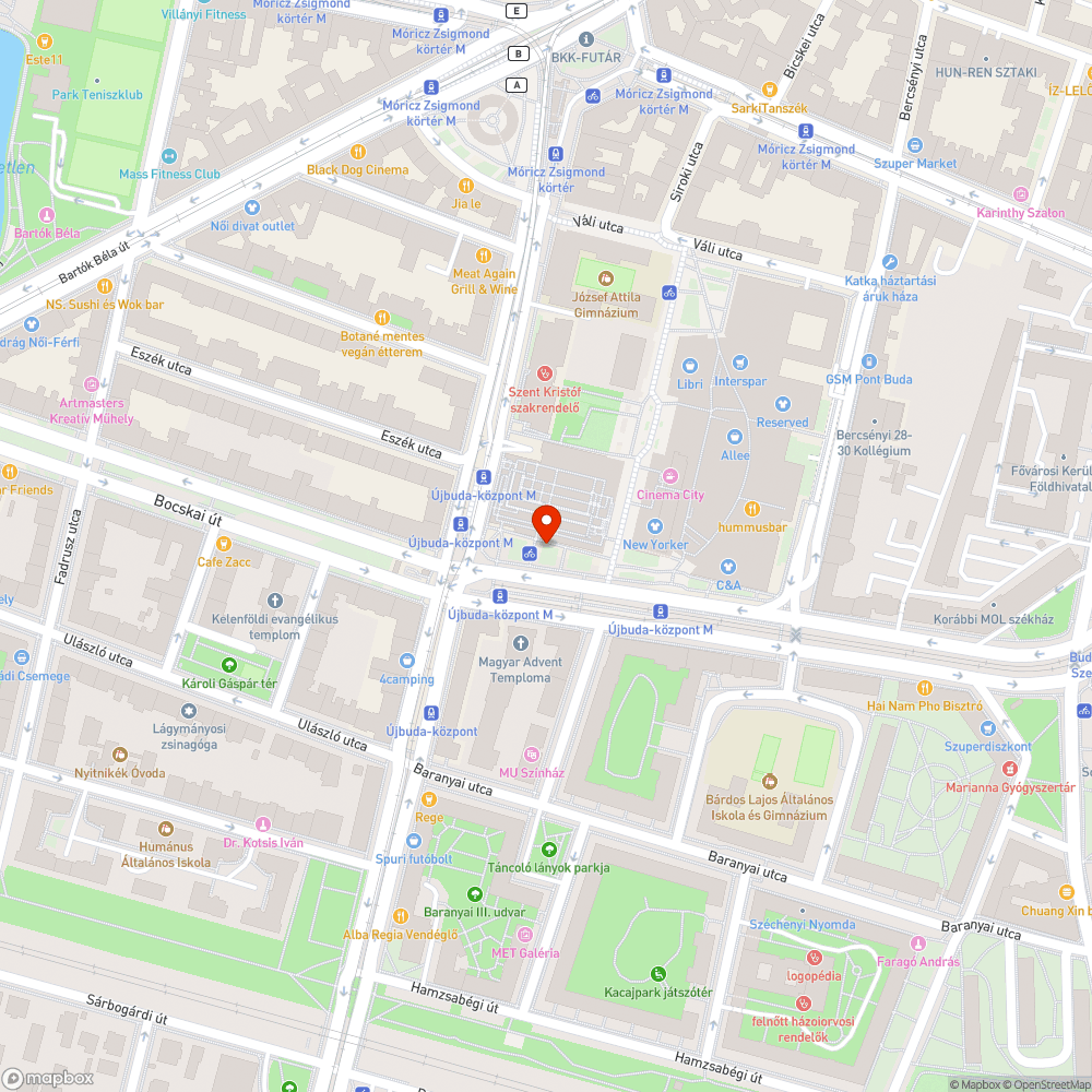 Szemét a téren bejelentés helye