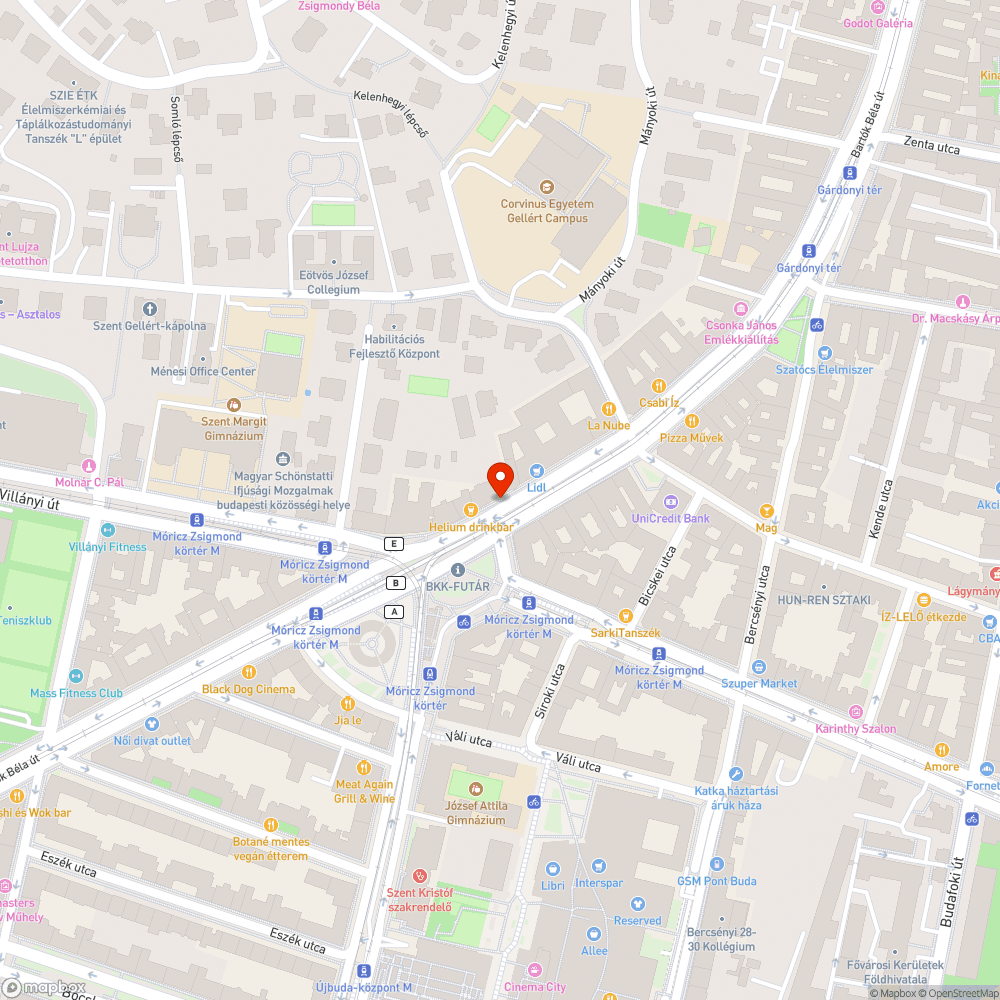 Üres hely bejelentés helye