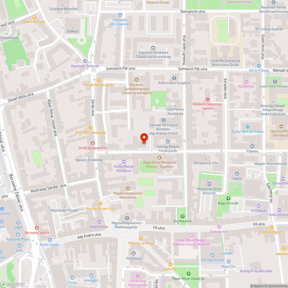 Tönkrement burkolatú járda bejelentés helye