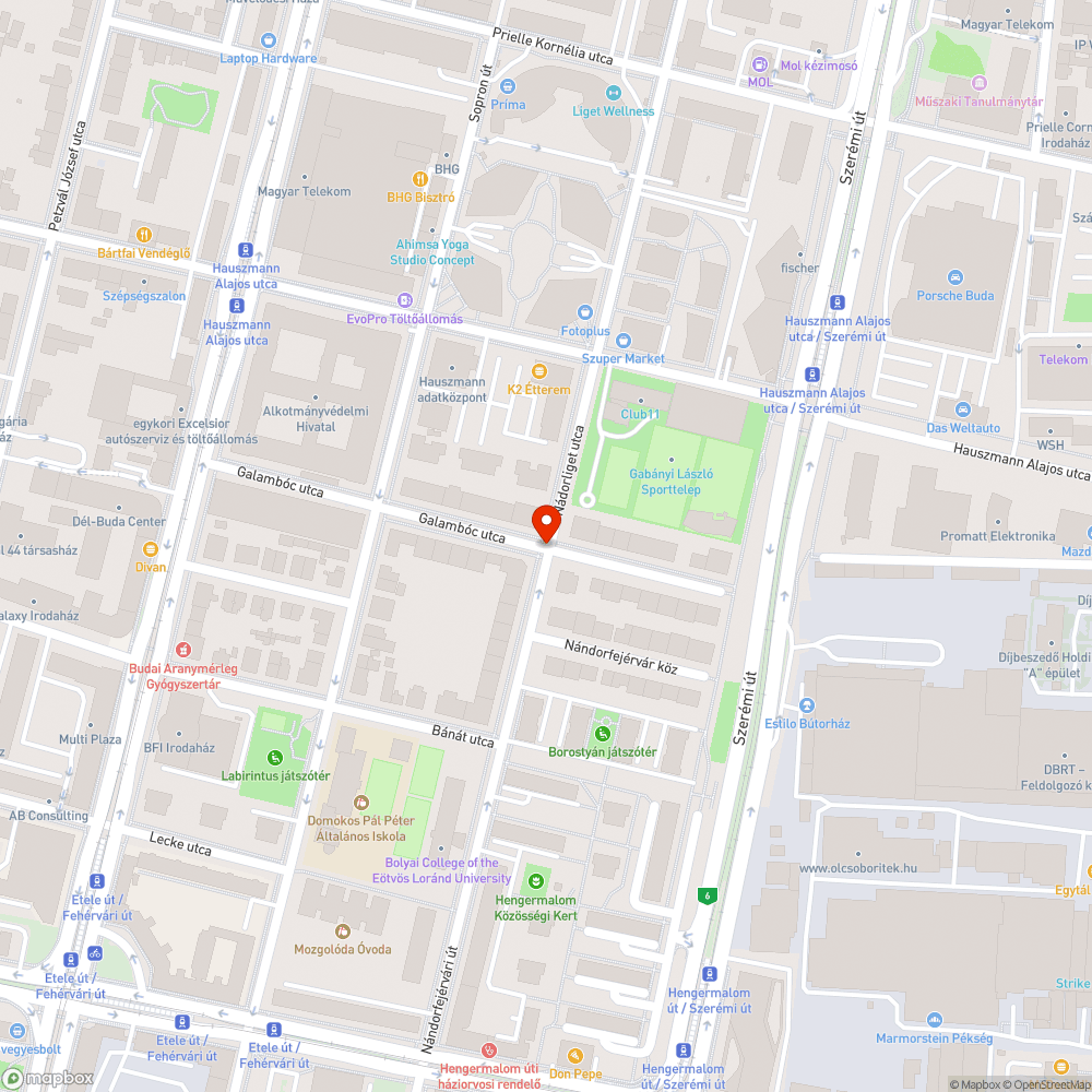 Kidöntött jelzőtábla bejelentés helye