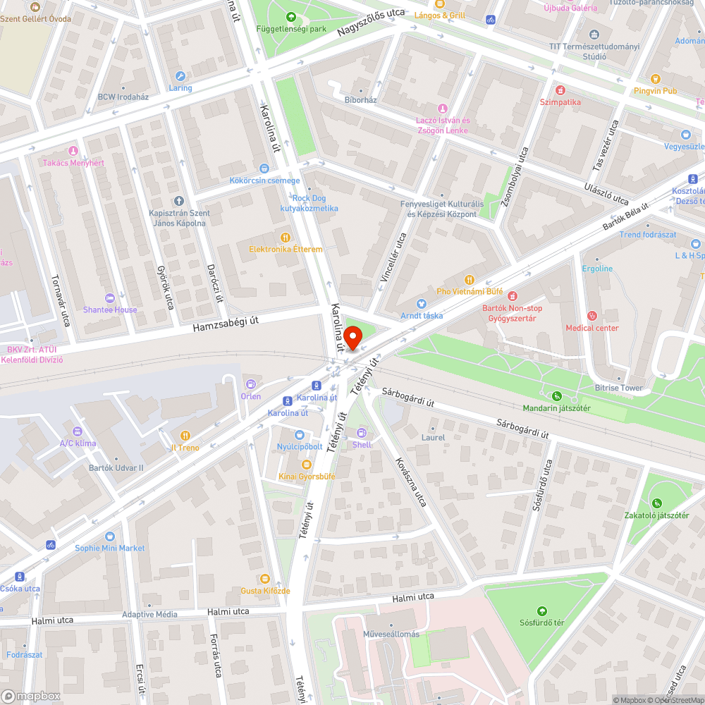 Értelmetlen, félrevezető lámpázás a Bartók Béla úton bejelentés helye