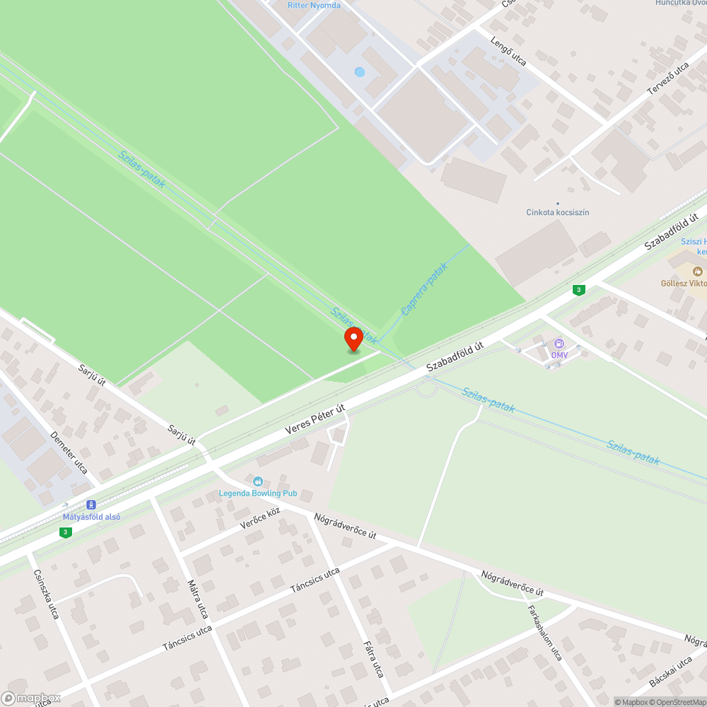 Rekultiválandó szennyvízátemelő bejelentés helye