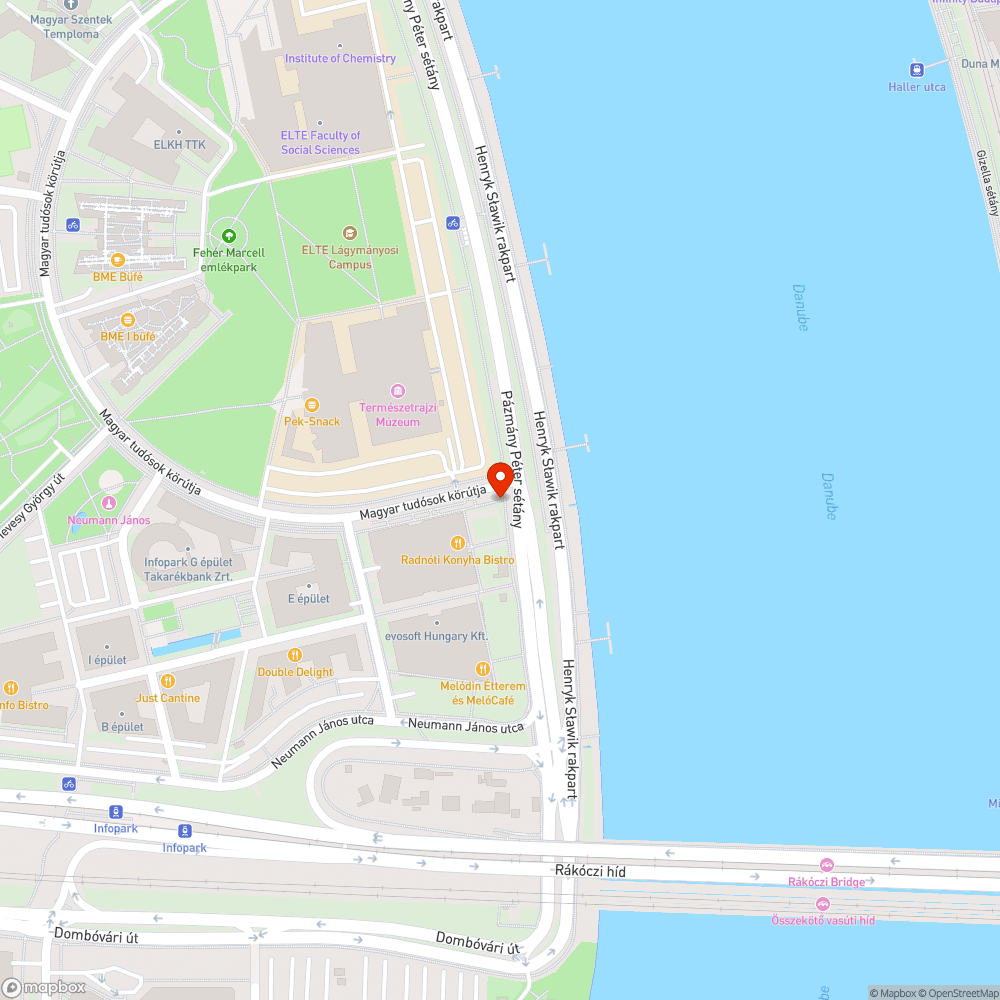 Hová tűnt a kerékpárút az Infoparkból? 2.0 bejelentés helye