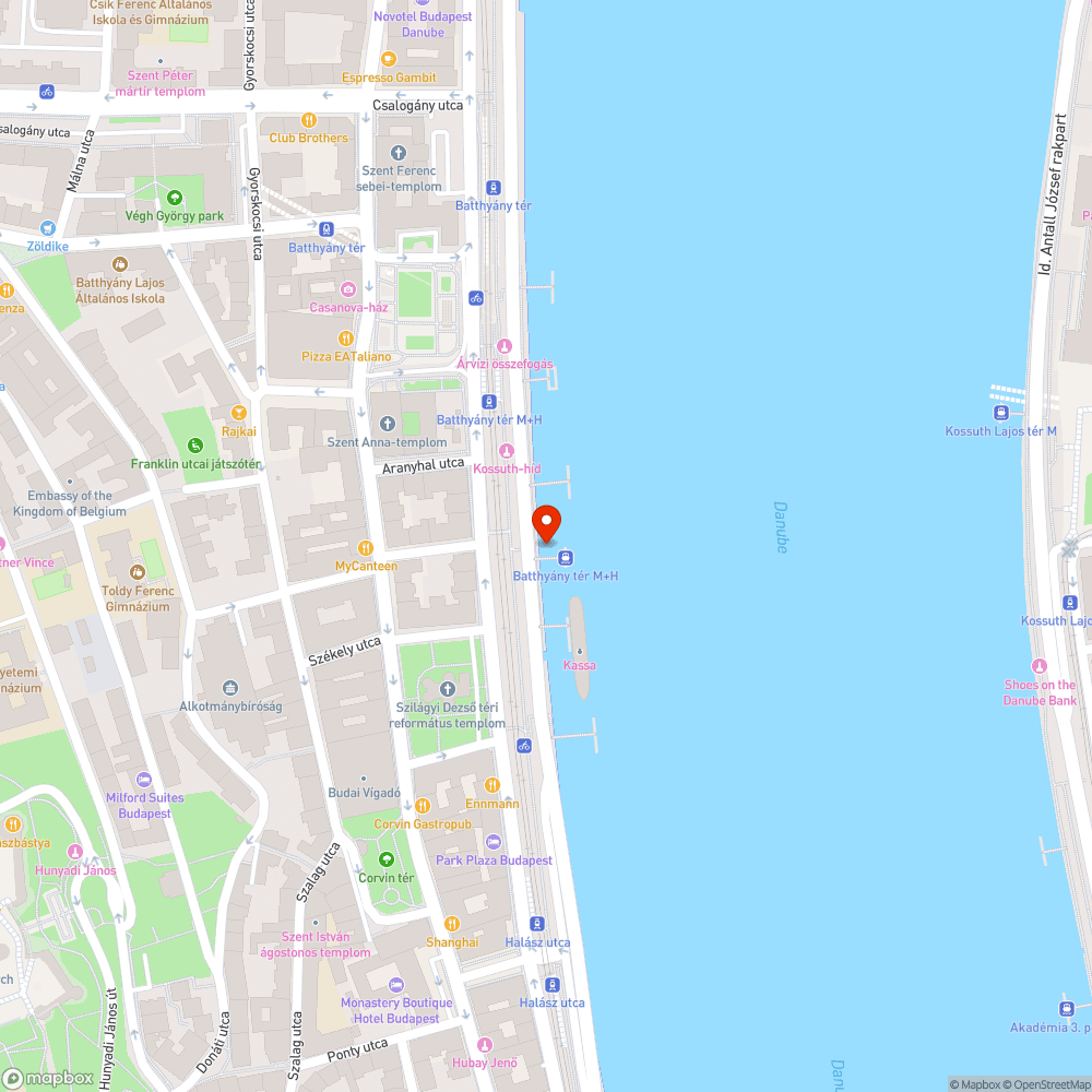 Eletveszelyes a Batthyany teri hajoallomas!! bejelentés helye