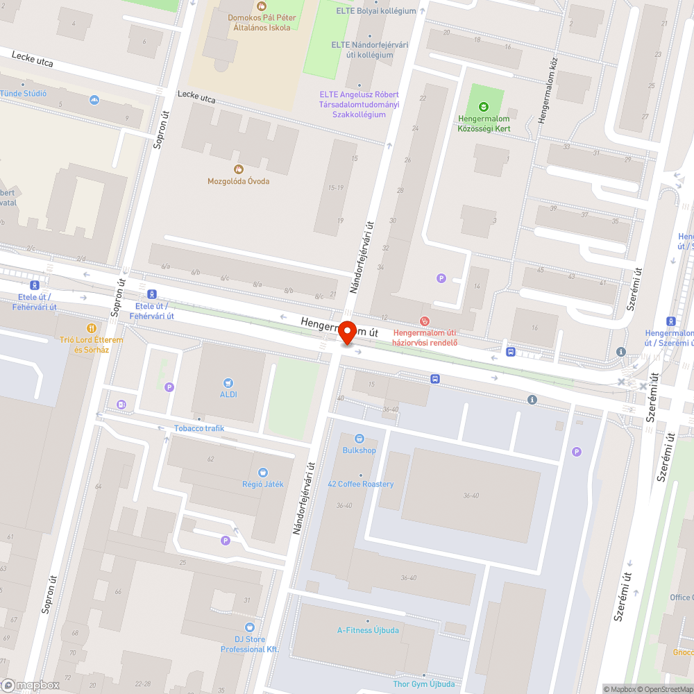 Elhagyott Opel bejelentés helye