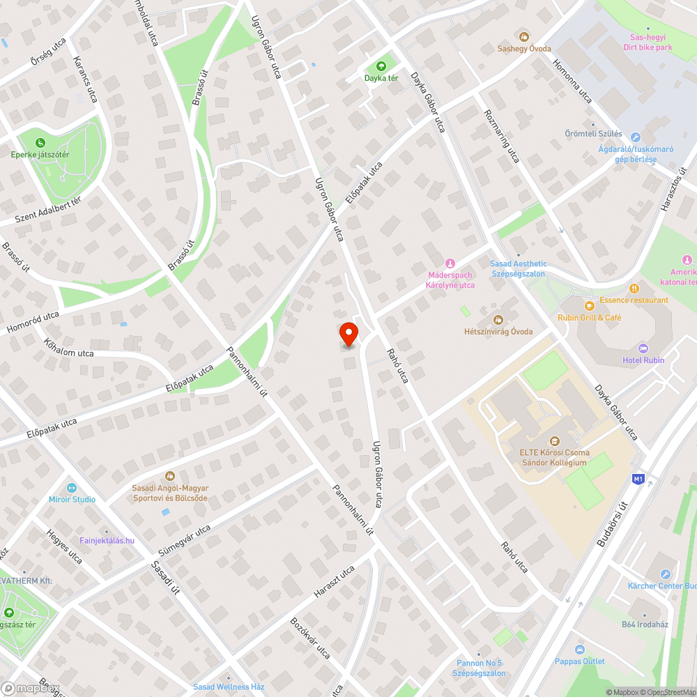 Gömbtükör hiánya a Rahó és Ugron Gábor utca sarkán bejelentés helye