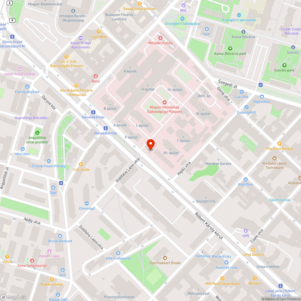 Kábel bejelentés helye