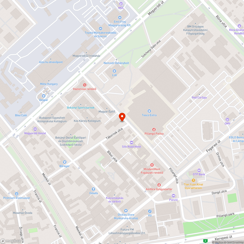 Kiálló és porladó aknafedlap bejelentés helye