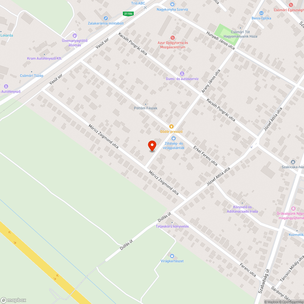 Kitört oszlopok bejelentés helye