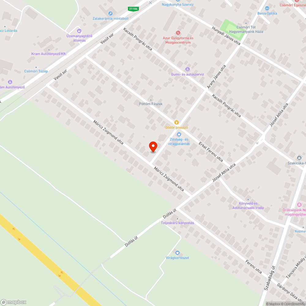 Tisztításra szoruló árok bejelentés helye